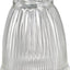 Pantalla cristal ventilador techo 4-1/4x5" 4uds
