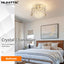Candelabro cristal 4 luces para dormitorio y comedor
