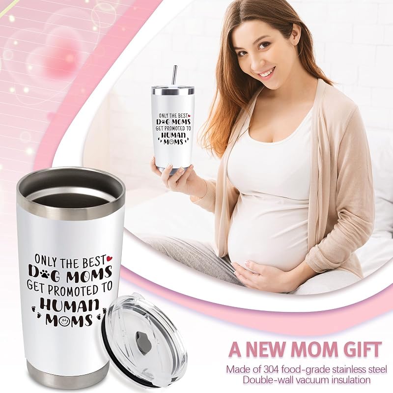 Juego 2 Vaso Acero Inox 20oz Regalo Mamá Embarazada