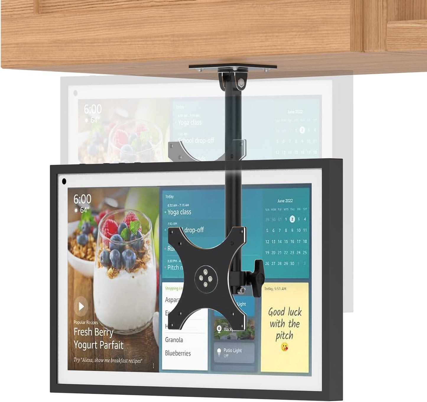 Soporte Echo Show 15 aluminio ajustable 15.6pulg negro