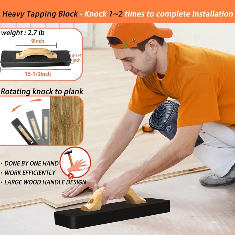 Kit herramientas pisos laminado 10" 40 espaciadores