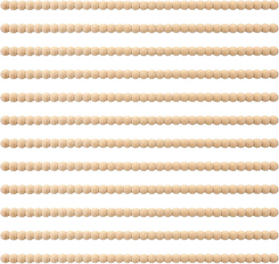 12 Pzas Molduras Madera 3D Sin Terminar 15.75pulg para Pintar