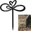Decoración cementerio metal impermeable 11.5x9.6"