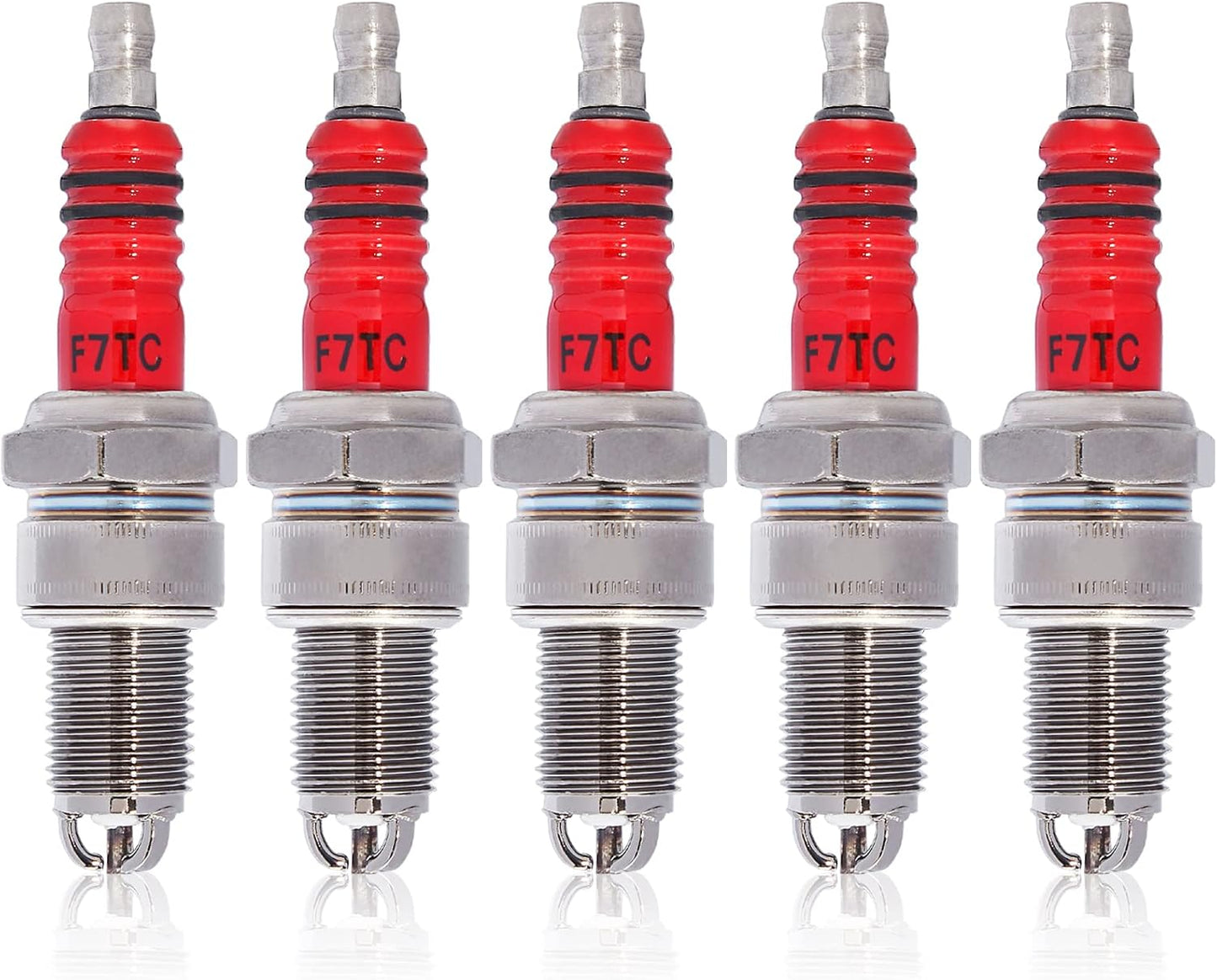 5 Bujías 3 Electrodos para Generador Tractor GX120-340