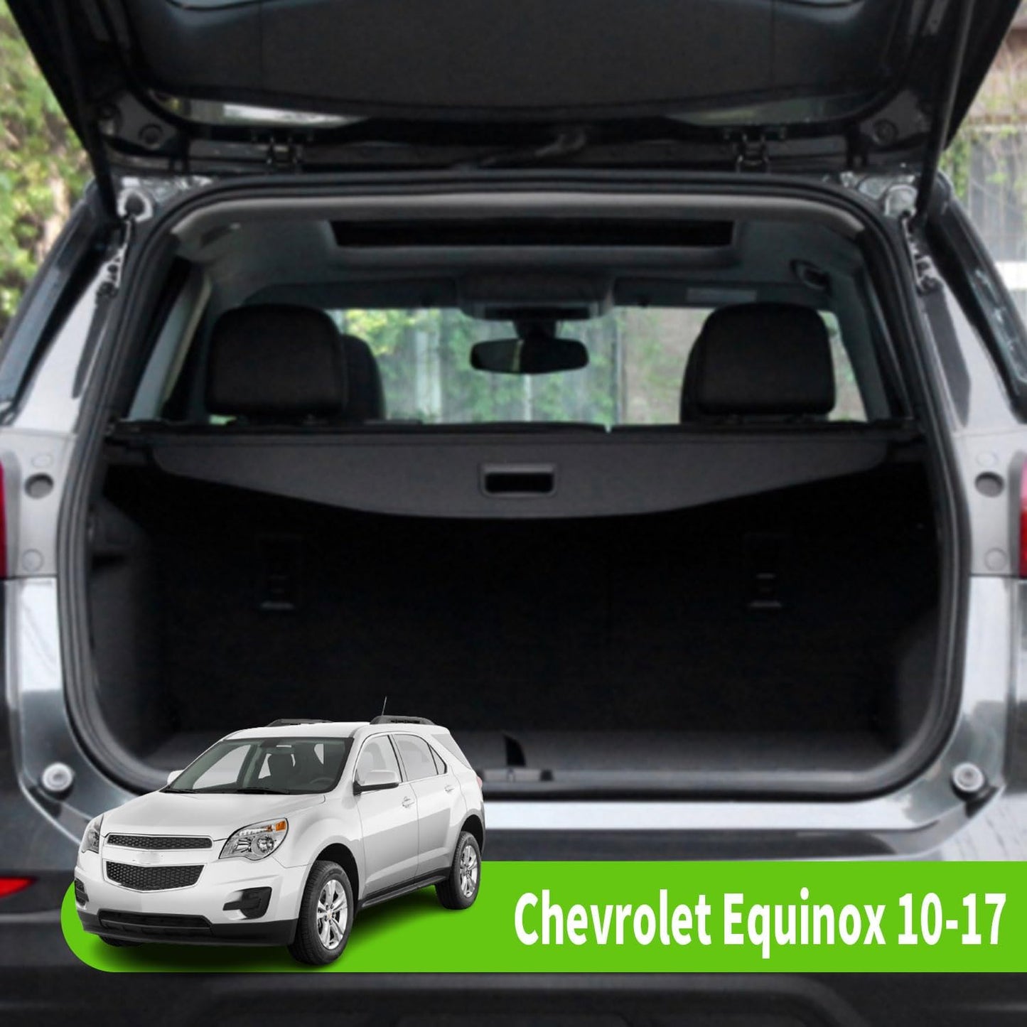 Cubierta carga Chevy Equinox GMC Terrain seguridad trasera