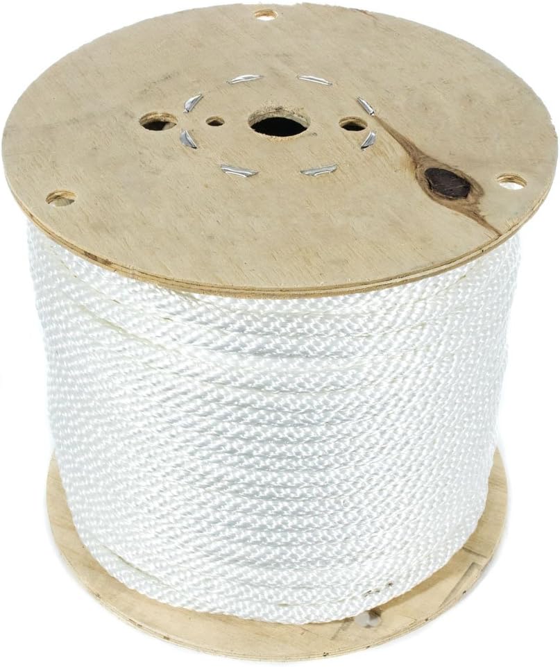 Cuerda nailon trenzado 1/2pulg 500pies ancla remolque
