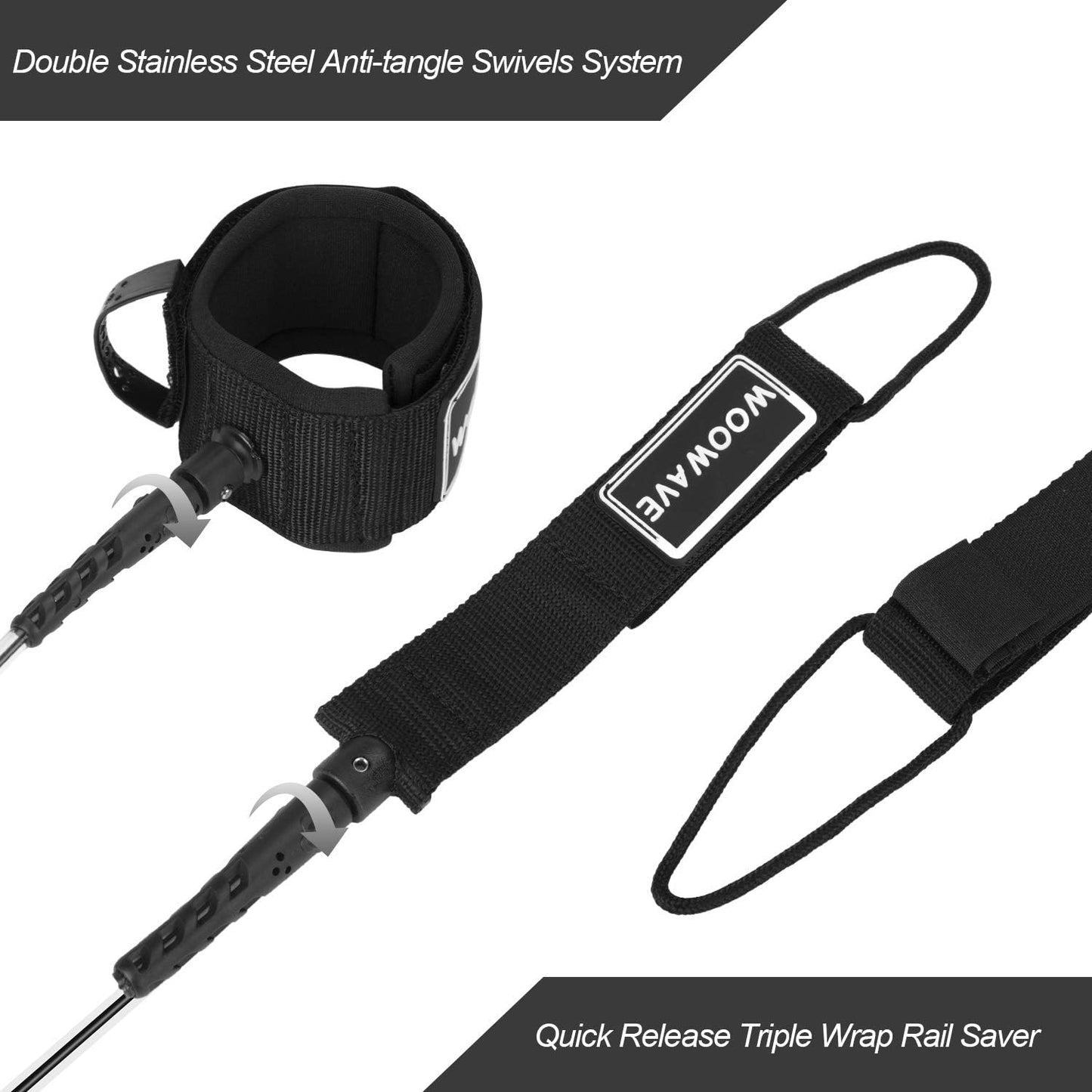 Correa SUP 8/10pies con funda impermeable