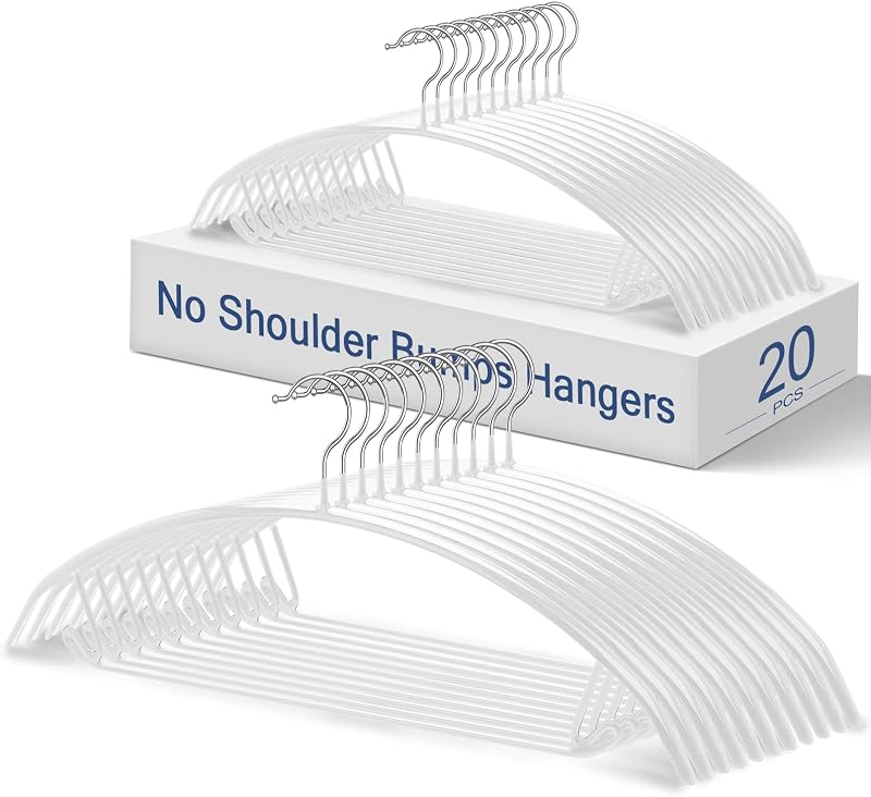 Perchas metal goma antiderrap 20 pzas 15lb