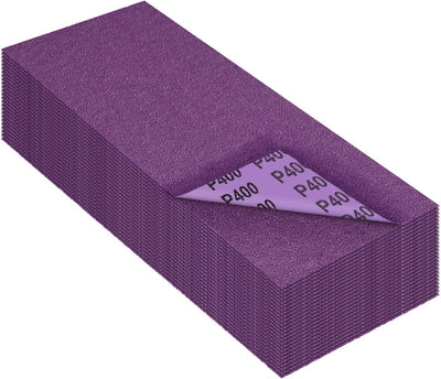 Papel lija grano 400 para madera metal y automotriz 9x3.6