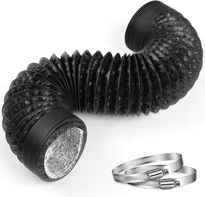 Manguera ventilación secadora aluminio flexible 4pulg x7.2ft