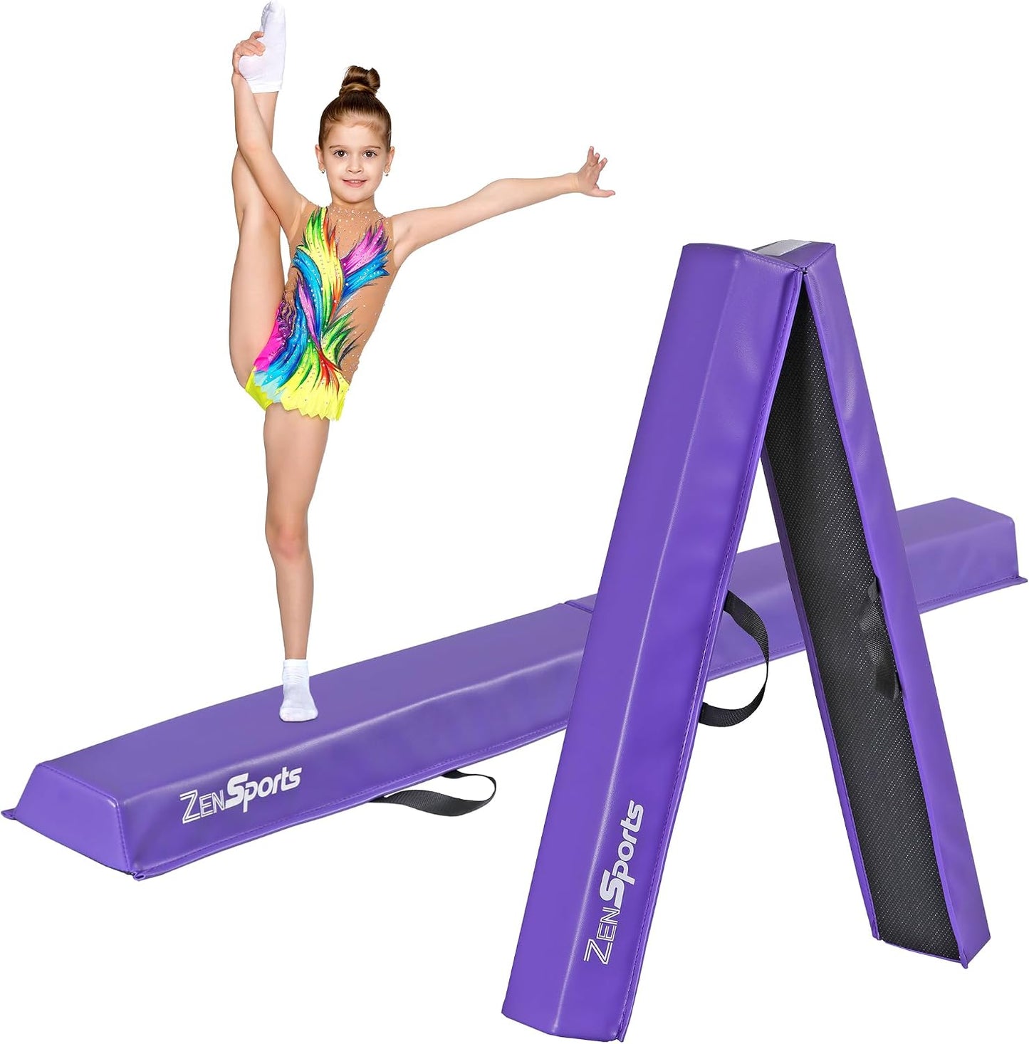 Viga equilibrio plegable 6ft espuma antiderrap para hogar