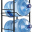 Soporte jarra agua 5gal 4 niveles almacenamiento marrón