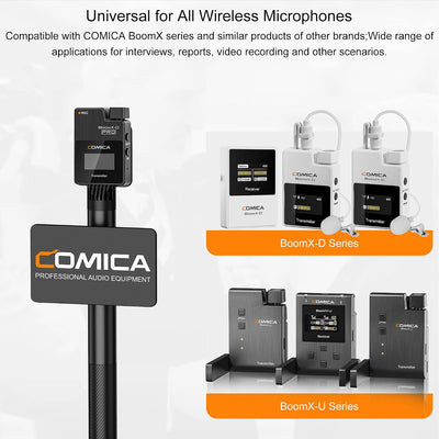 Micrófono inalámbrico adaptador para BoomX-D/U informes noticias