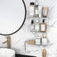 Organiz. ducha adhesivo pack 3 con soporte
