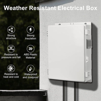 Caja conexiones eléctricas exterior ABS 15.7x11x4.1