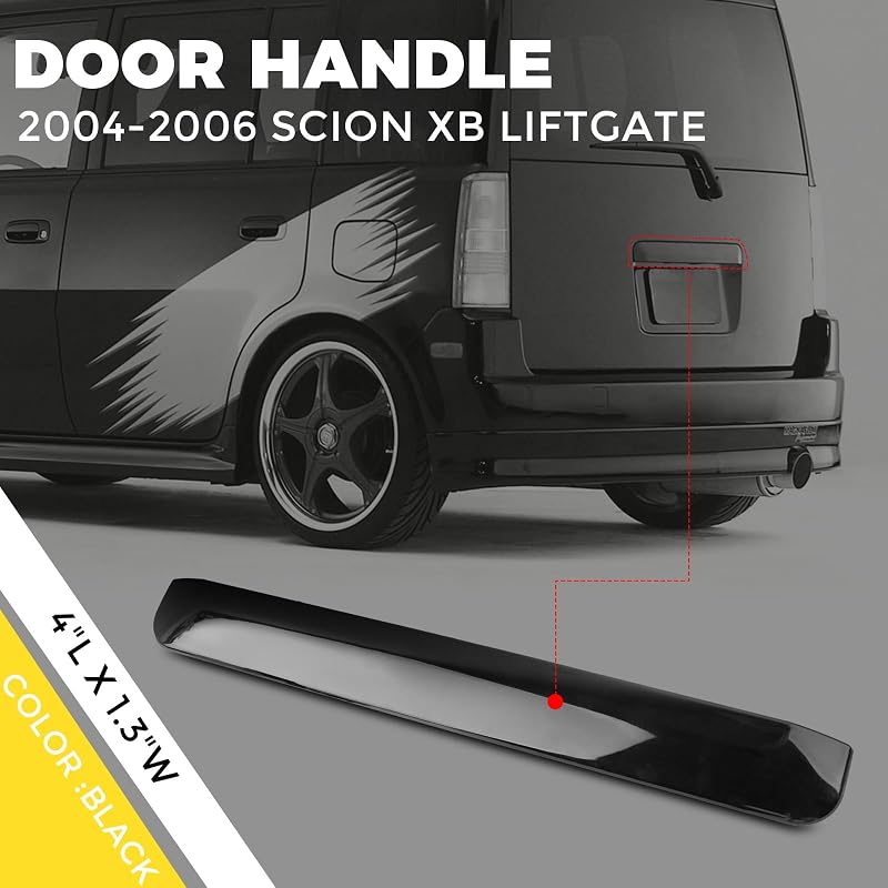 Manija cierre portón trasero Scion xB 04-06 negra
