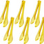 Pinzas doradas de acero inoxidable para servir 7 pulgadas