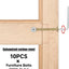 Pernos litera M6 x 3.937pulg pack 10 pzas repuesto