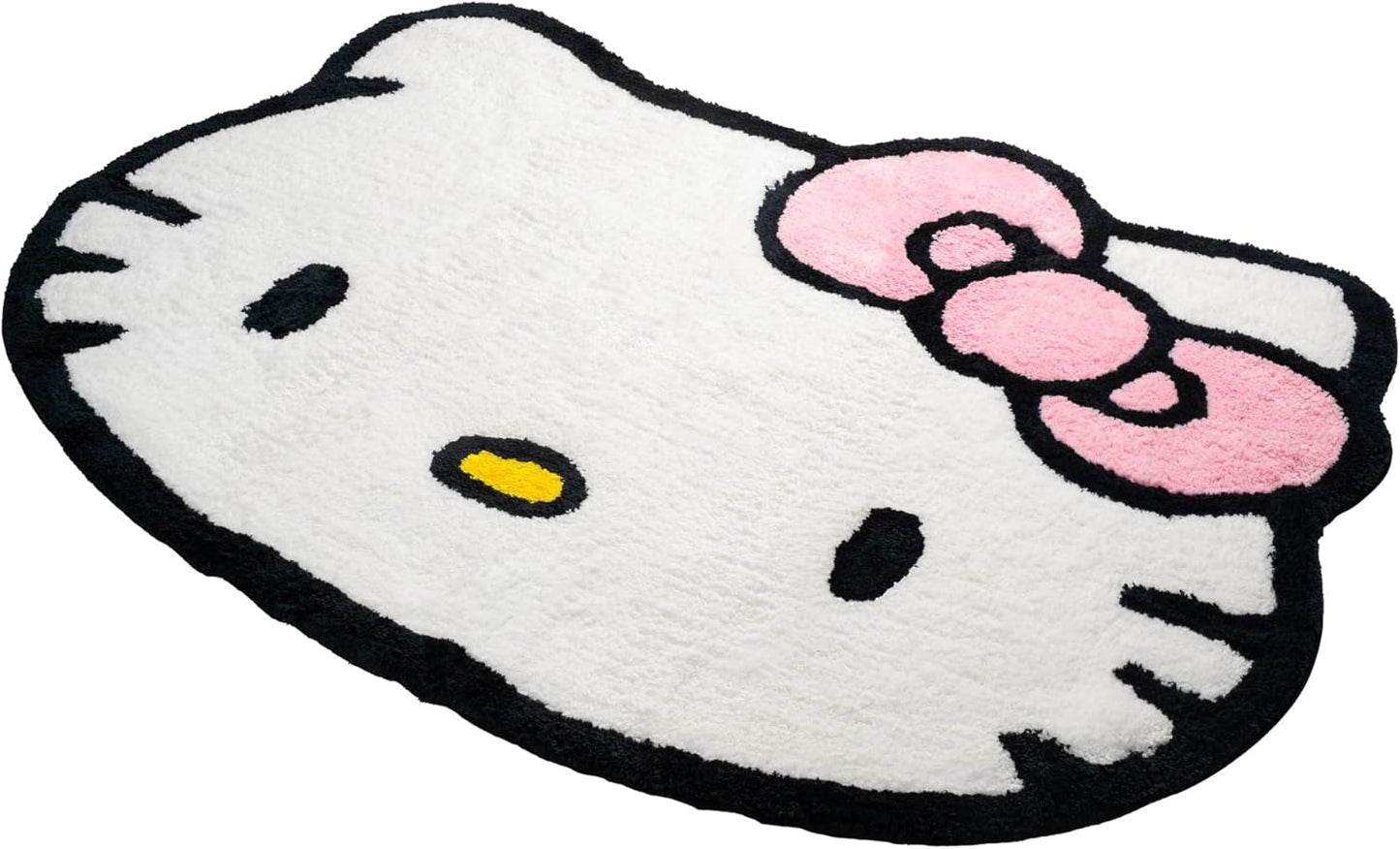 Alfombra Hello Kitty felpa blanca 4x3ft dormitorio sala