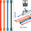8 Bridas Cable Silicona 4pulg Reutilizables Con Núcleo Acero