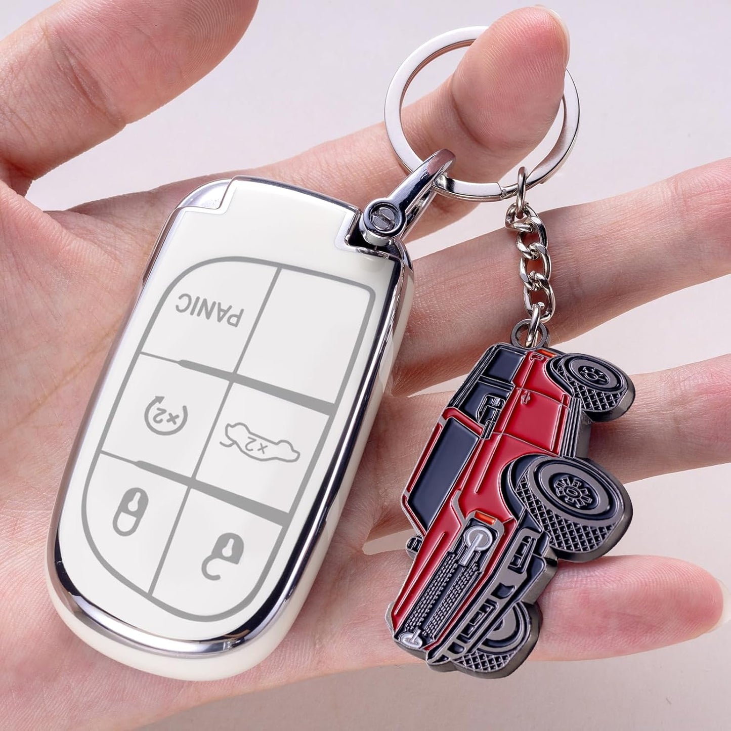 Llavero Ford Bronco rojo funda Cool Mods deportivo