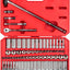 Set llaves vaso trinquete 3/8 pulg 73 Pzas 1/4-1 pulg