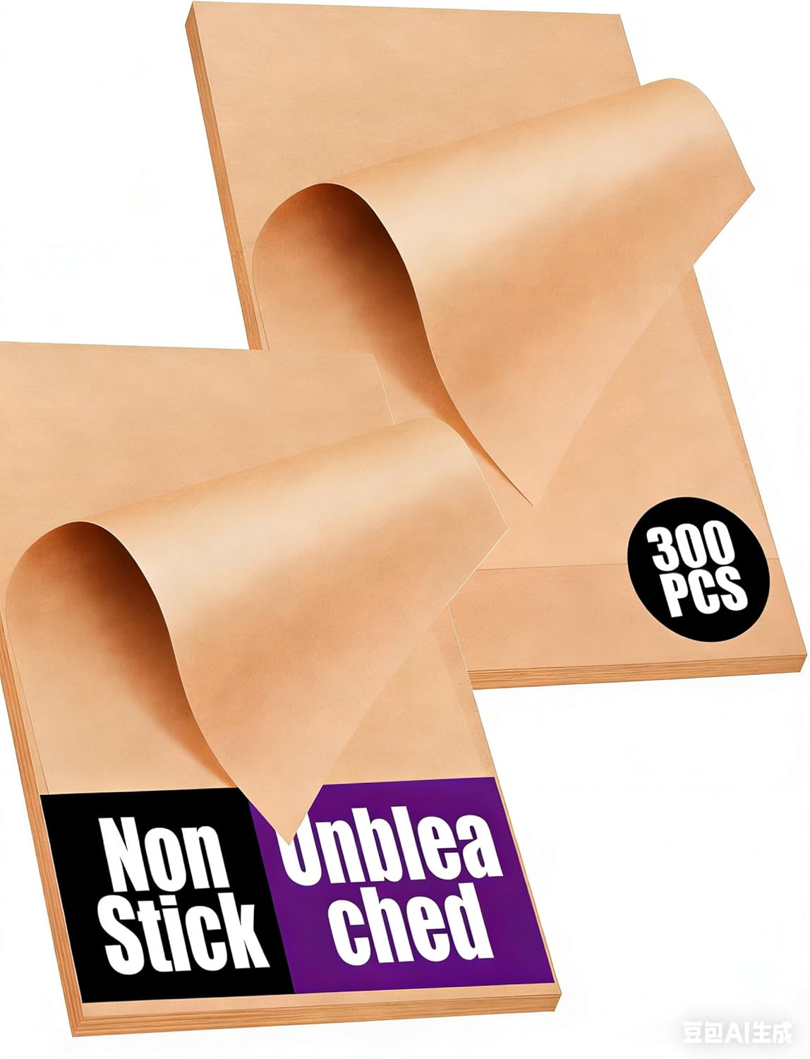 300 Hojas Pergamino 12x16pulg Antiadherentes para Horno