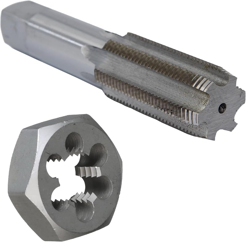 Set grifo enchufe HSS y troquel hexagonal carbono M30x3.5