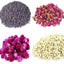 Flores secas aromáticas lavanda rosa para velas y manualidades