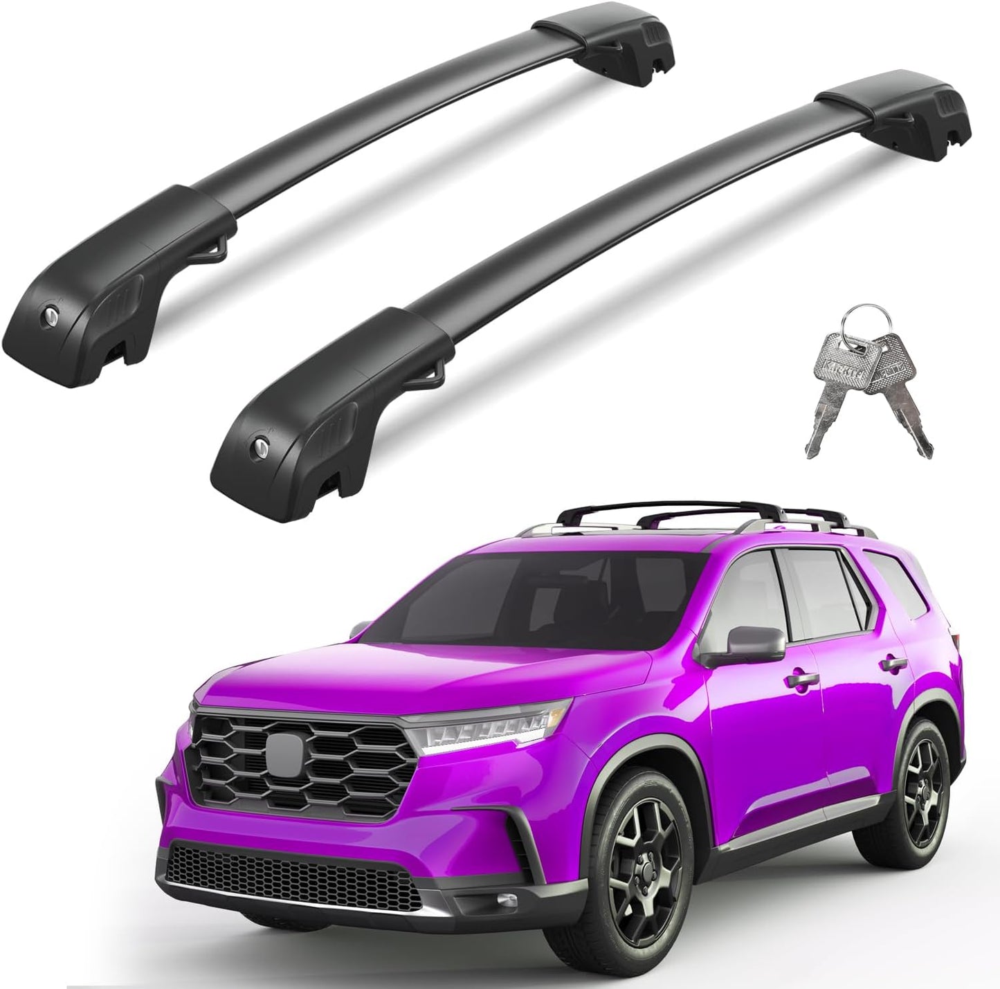 Barras portaequipajes techo con cerradura comp Honda Pilot