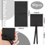 80 Pzas Bolsas Microfibra para Joyería 8x8cm con Laços