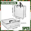 5 Pzas Contenedor Plástico 26" Almacenamiento Navidad