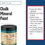 Pintura tiza para muebles color azul oscuro mate 8oz
