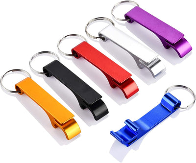 6 Pzas Abrebotellas Metal Coloridos Pequeño Práctico