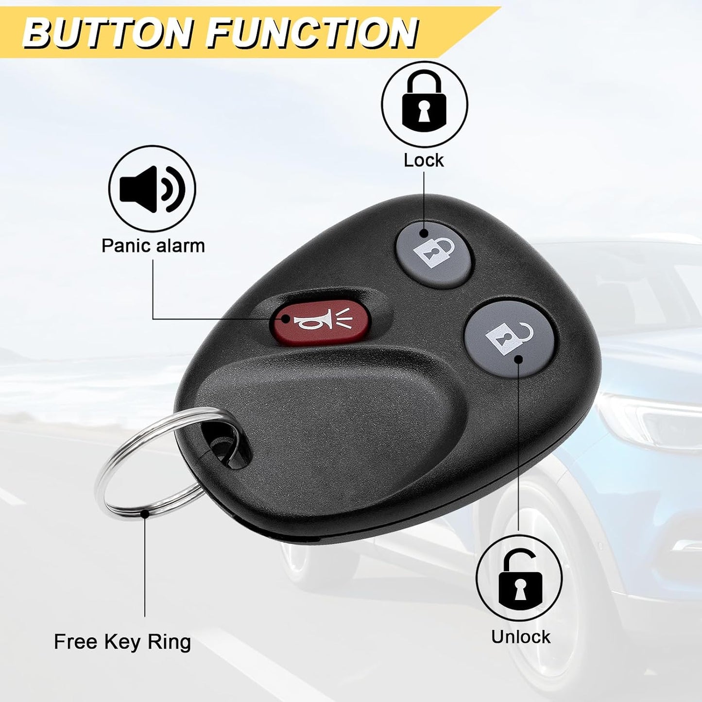 Llavero control remoto Chevy Trailblazer 02-09