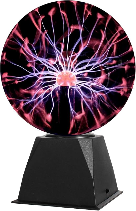 Lámpara plasma interactiva tacto sonido 8pulg regalo ciencia