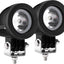 2 Pzas Luces LED Antiniebla 10W 2" Motocicleta Bicicleta
