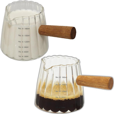 2 Tazas Espresso 6oz con Jarra Espumar Leche