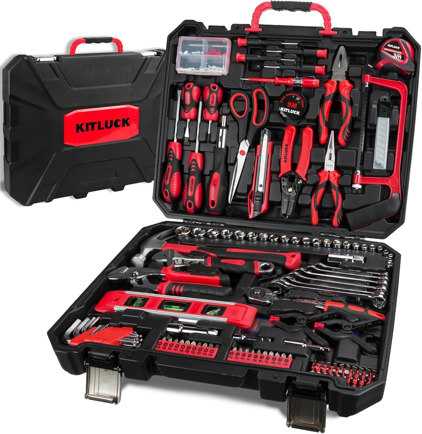 Kit 228 Pzas Herramientas Hogar Reparación Manos Hombres