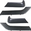 Kit 4 Pzas Cubierta Reposabrazos Puerta Chevy Fibra Carbono