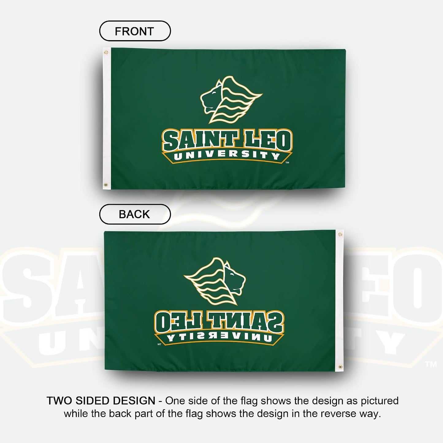 Bandera SLU leones 3x5ft tela poliéster duradera