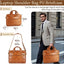 Bolso bandolera PU 15.6pulg para laptop hombre trabajo