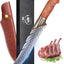 Cuchillo Pluma Forjado Acero Alto Carbono con Funda