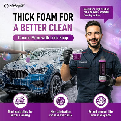 Champú espumoso lavado auto 1gal ultraconcentrado