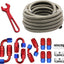 Kit manguera combustible acero inox 8AN 20pies