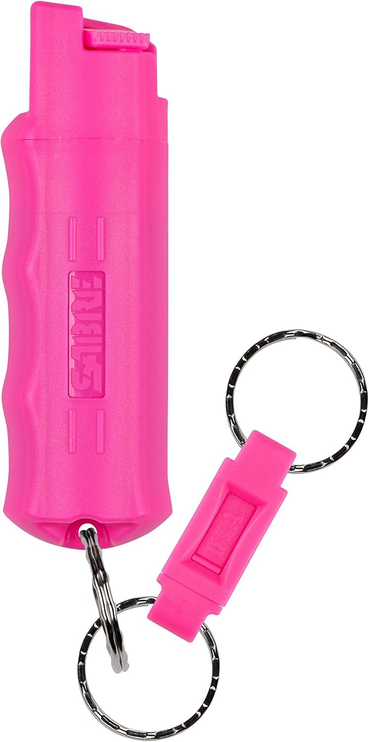 Gel pimienta con llavero 25 ráfagas agarre ergonómico