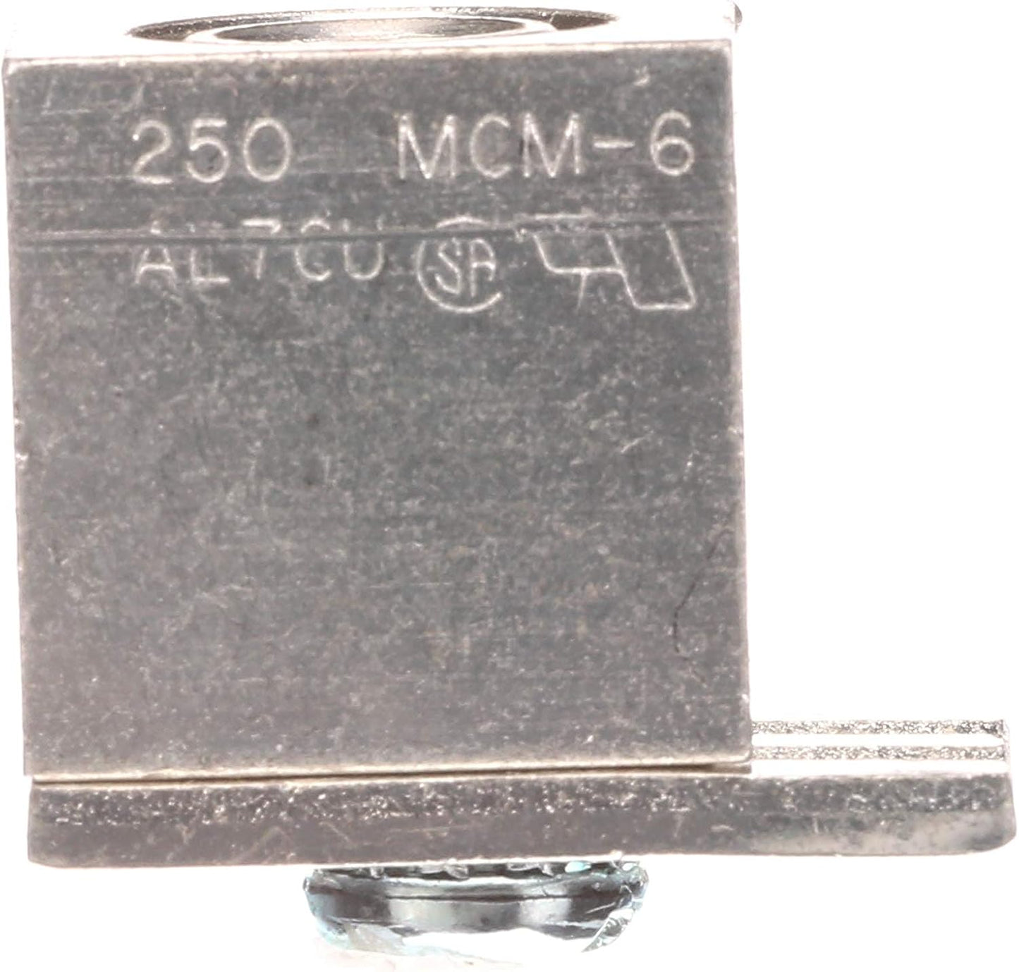 Kit terminales barra tierra #6-250 MCM plata