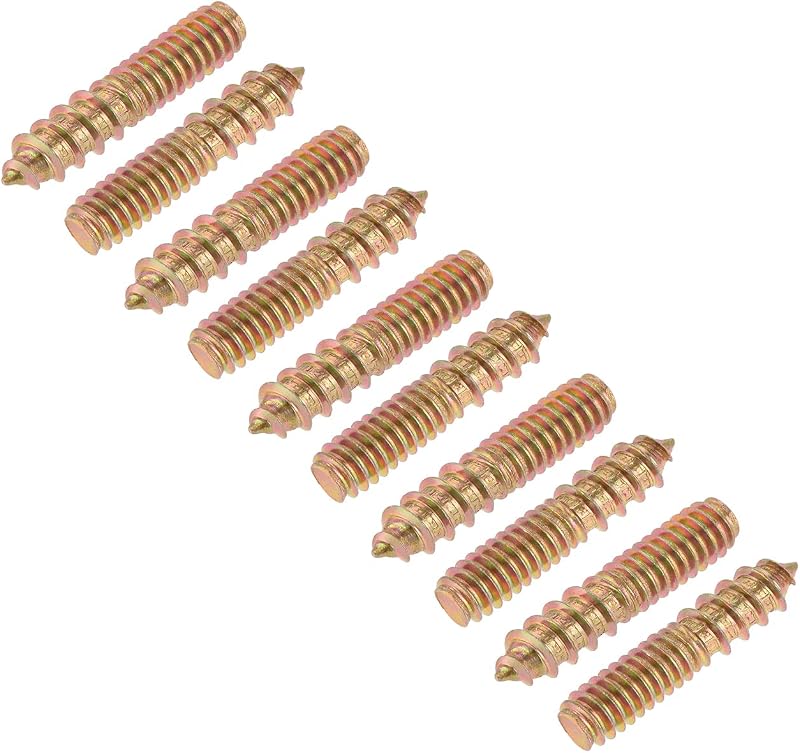 Tornillos doble cara 1/4-20 x 1-1/4 pulg 20uds