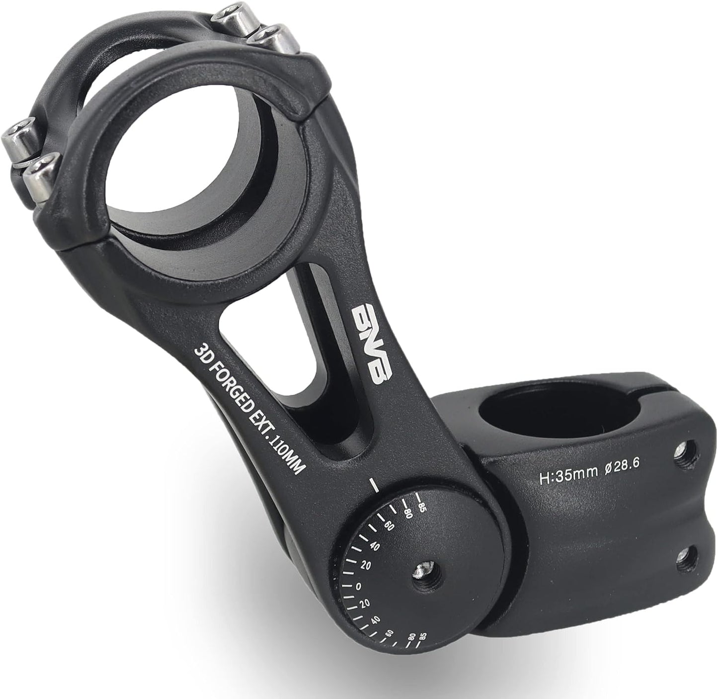 Vástago bicicleta MTB ajustable 1.252in aluminio