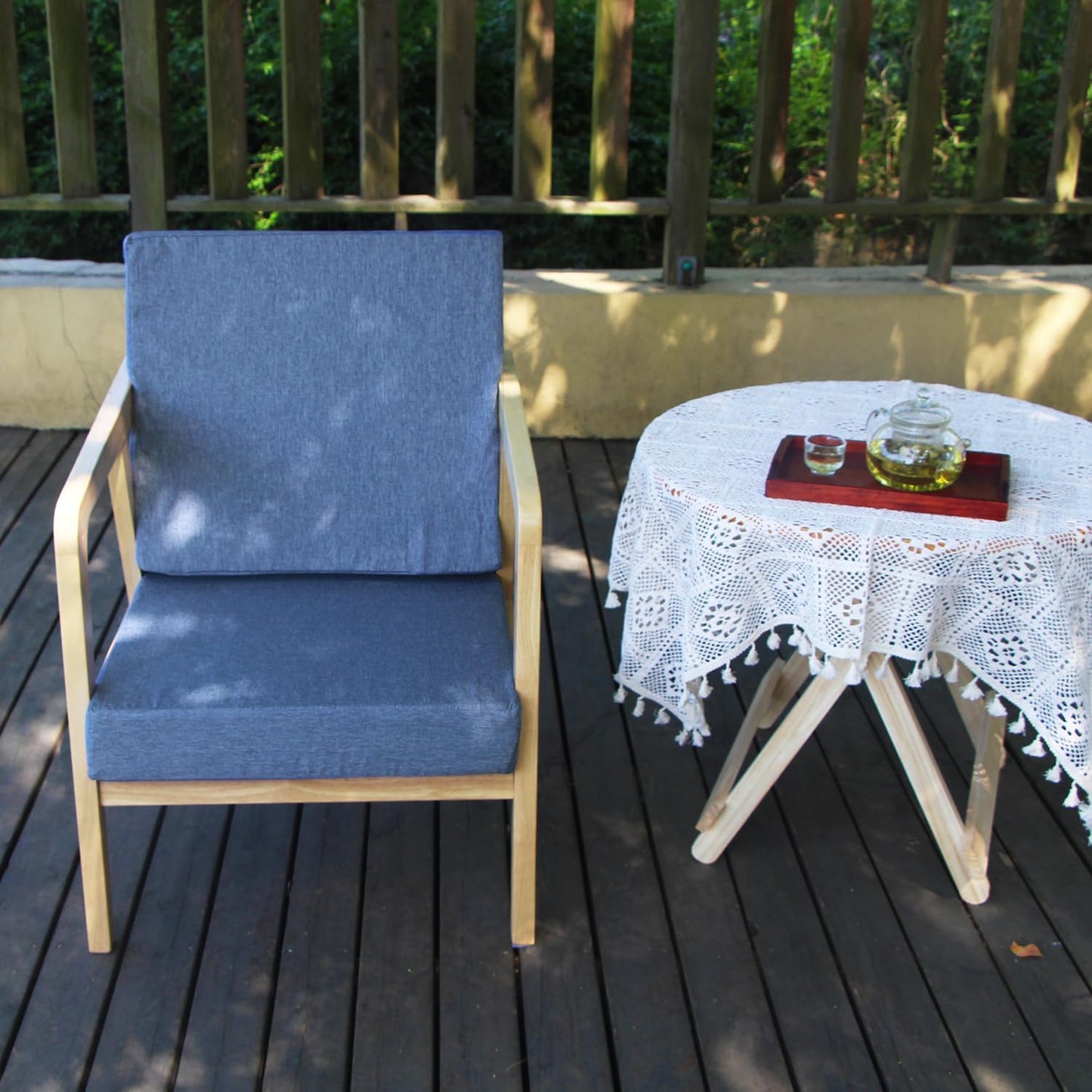 Fundas cojines asiento patio lavables impermeables
